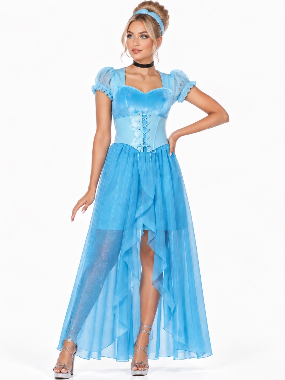 NWT Spirit Disney Princess Cinderella Costume Dress Adult Medium 8-10